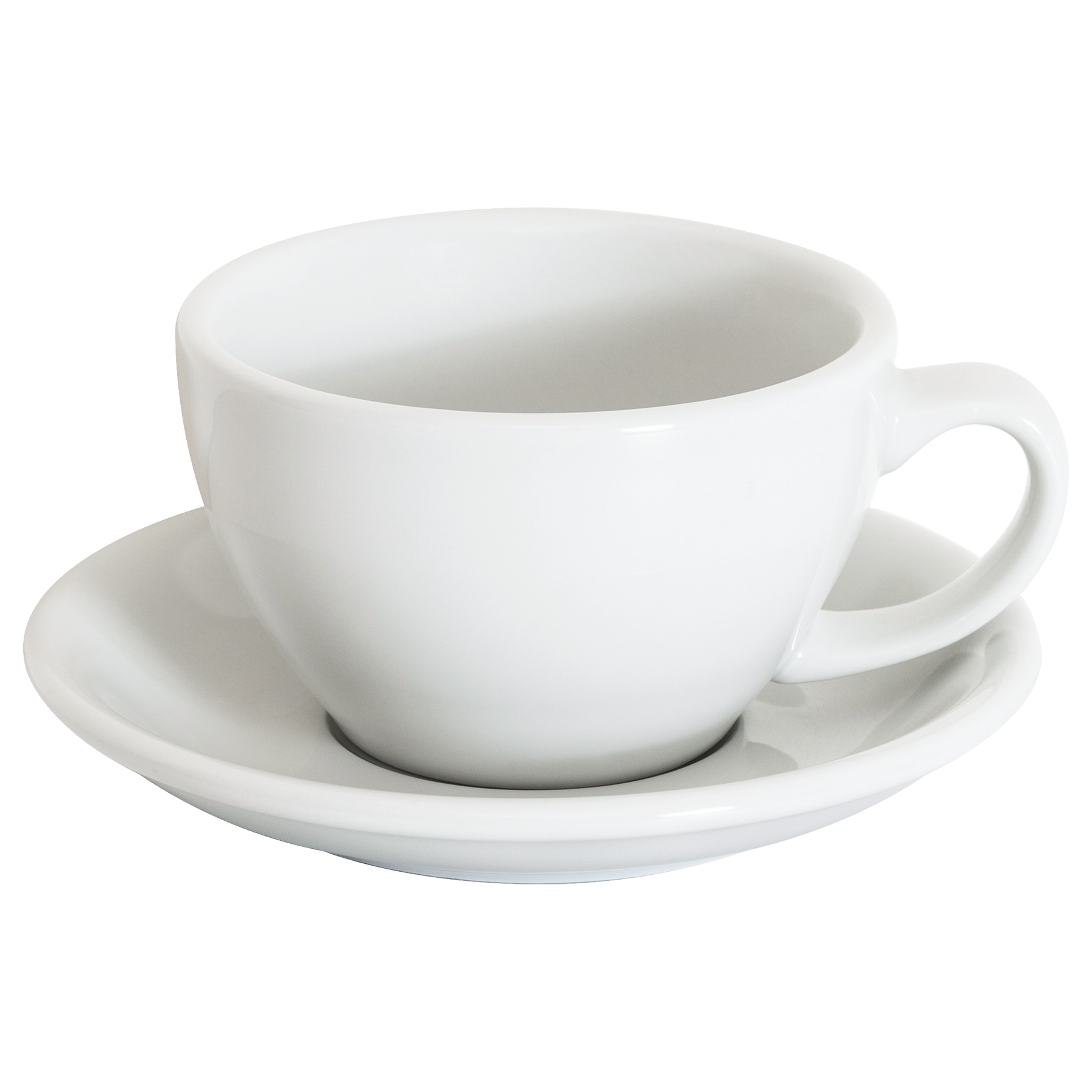 Set of 1 x 10oz. Cafe Latte Cup and Saucer