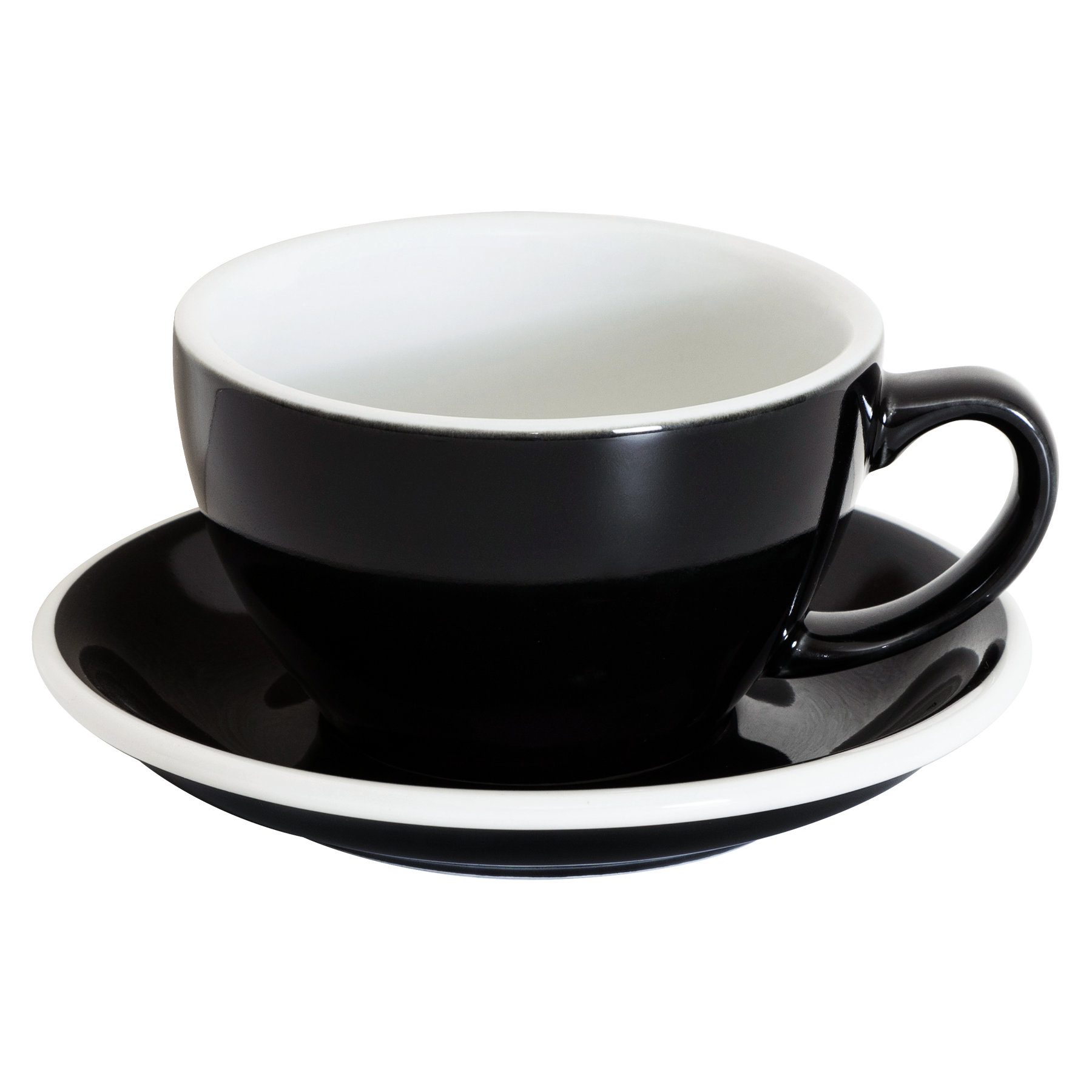 Set of 1 x 10oz. Cafe Latte Cup and Saucer