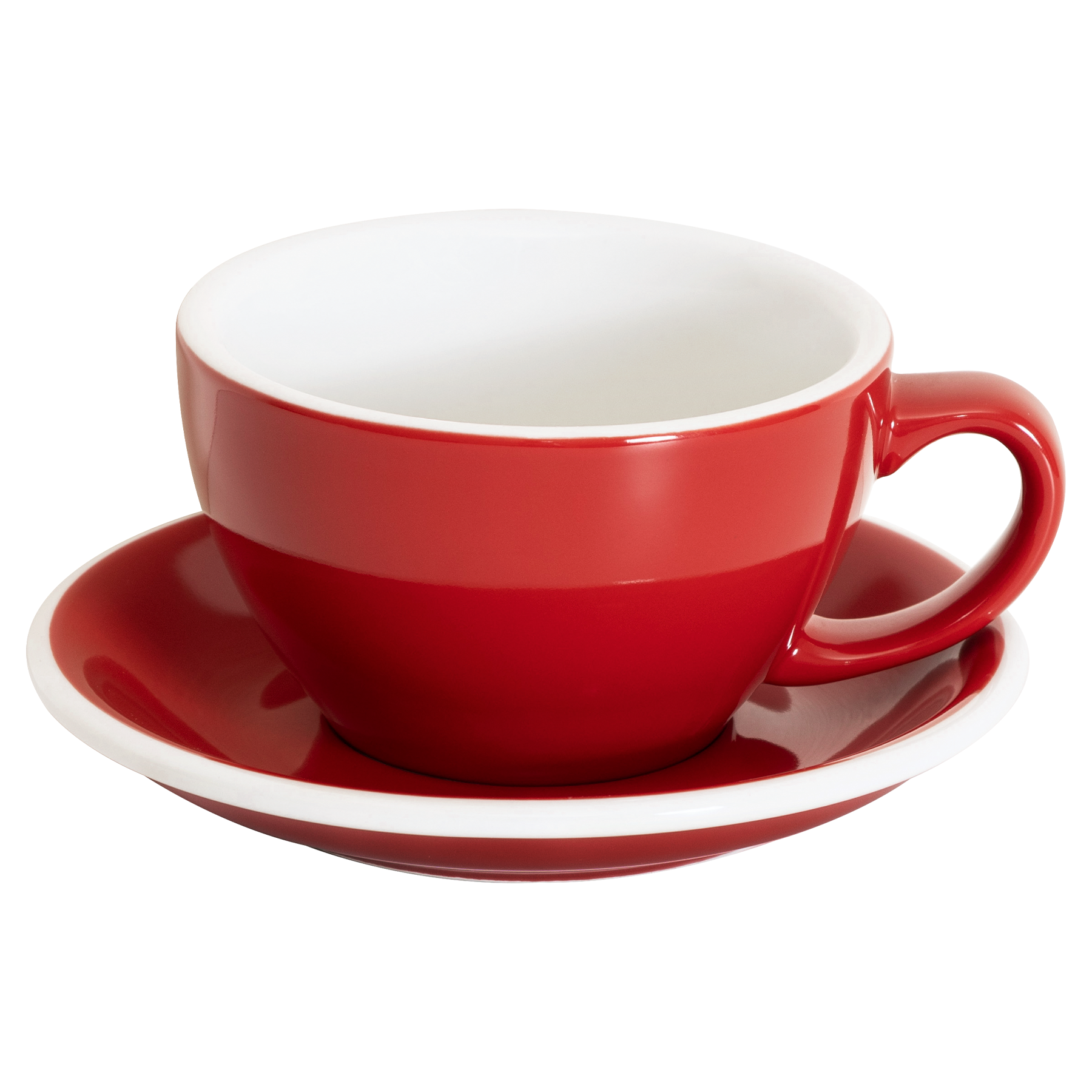 Set of 1 x 10oz. Cafe Latte Cup and Saucer