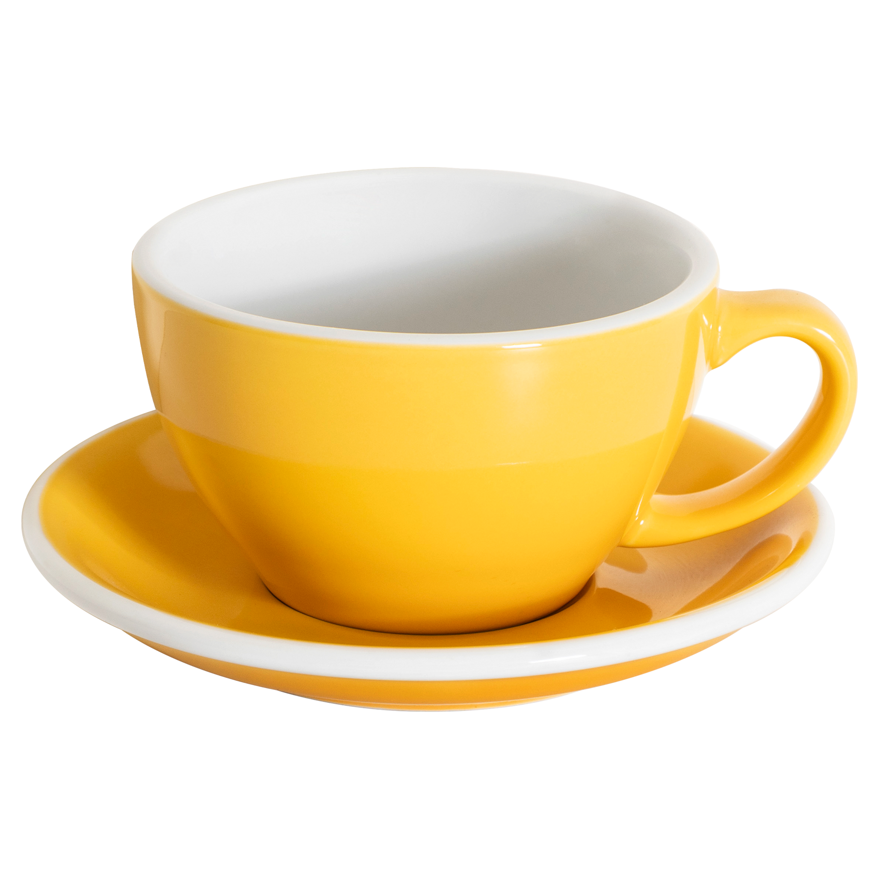 Set of 1 x 10oz. Cafe Latte Cup and Saucer