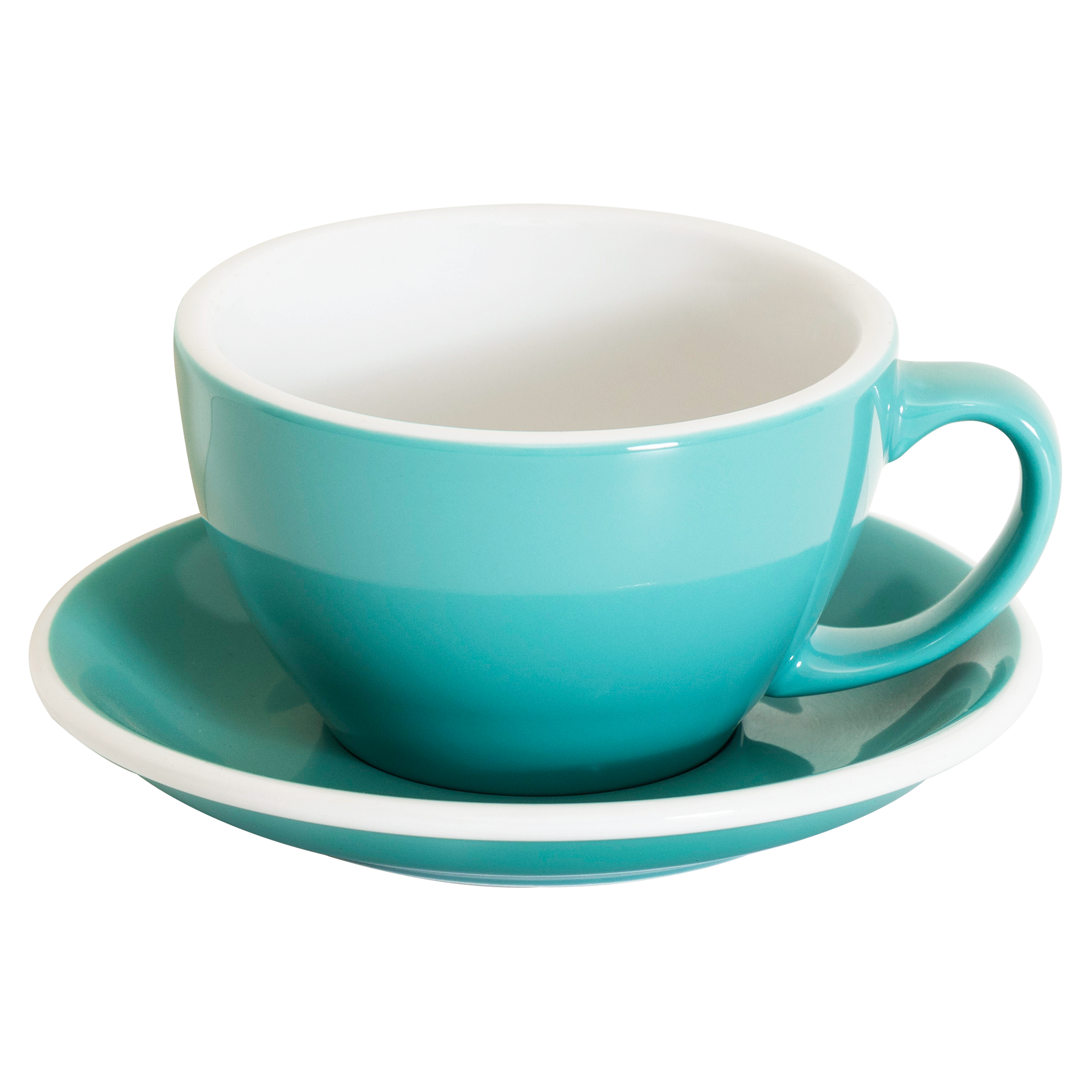 Set of 1 x 10oz. Cafe Latte Cup and Saucer