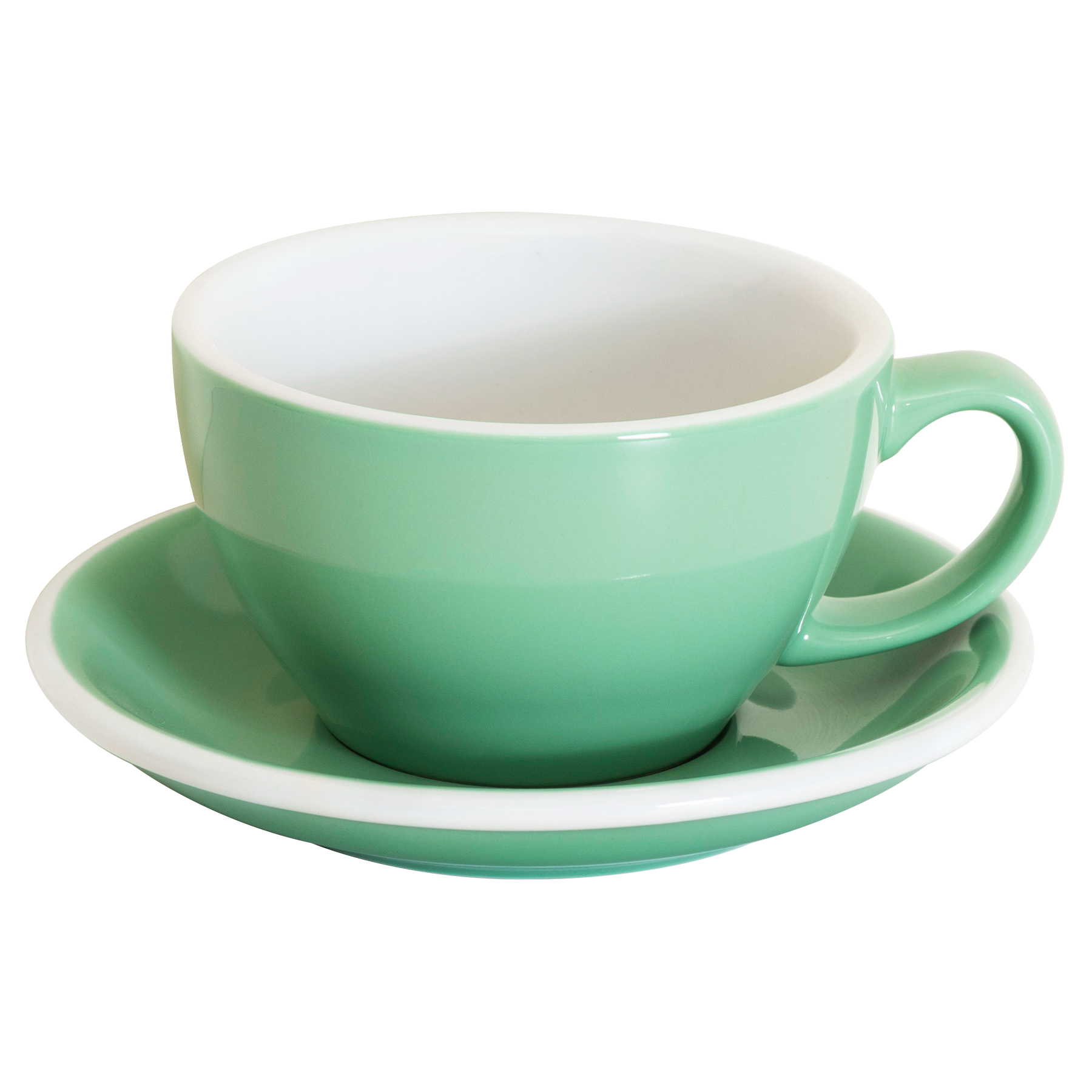 Set of 1 x 10oz. Cafe Latte Cup and Saucer