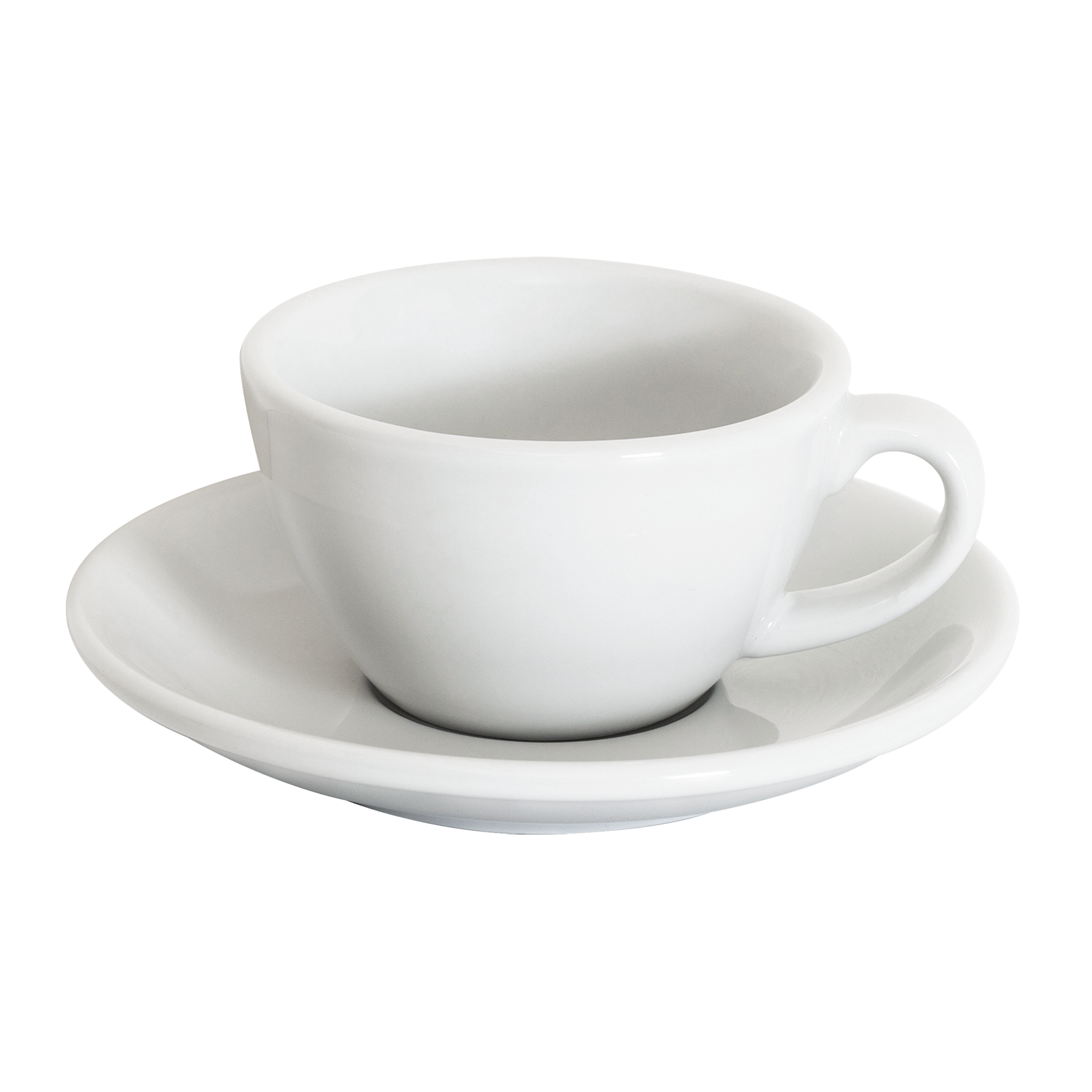 Set of 1 x 5oz. Flat White Cup and Saucer