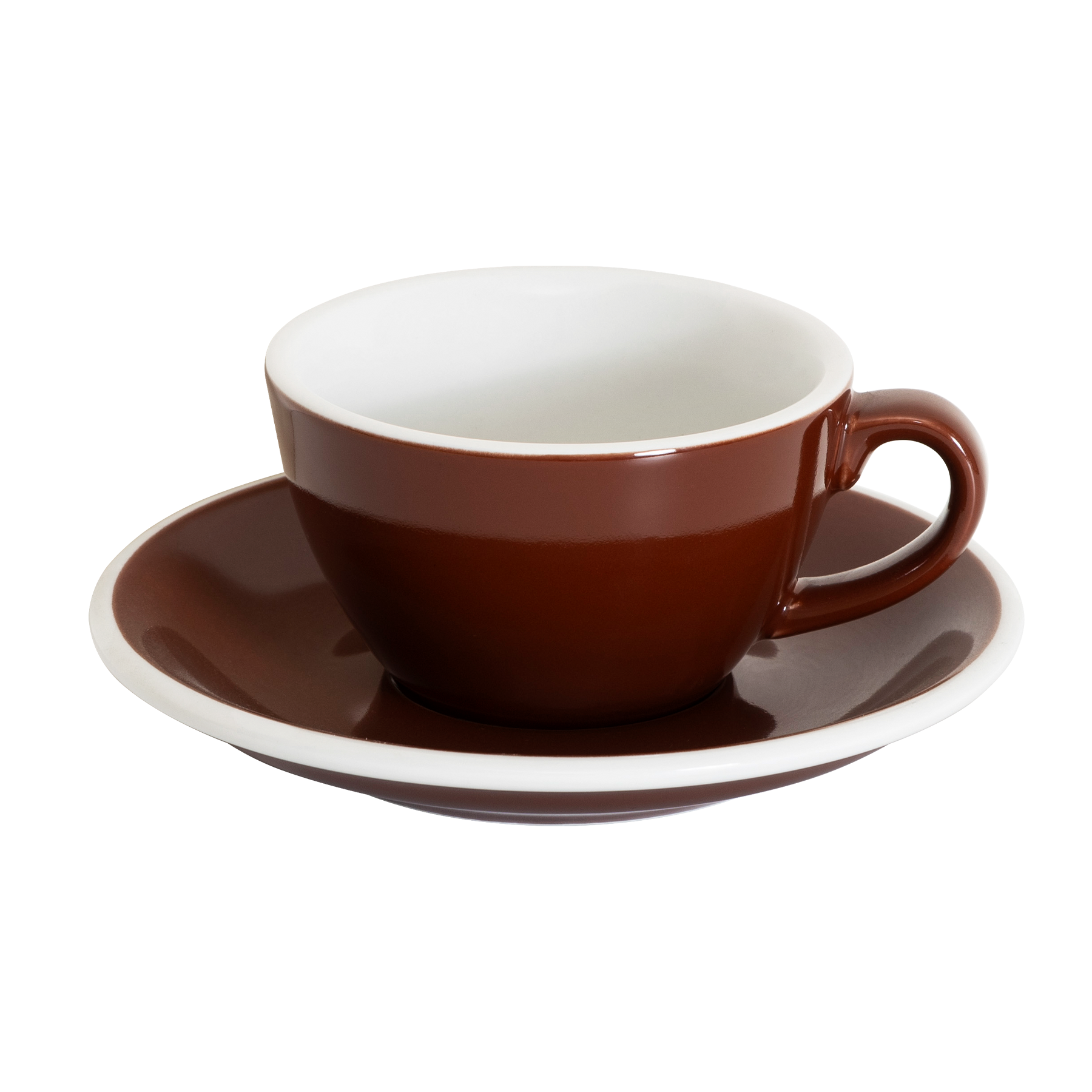 Set of 1 x 5oz. Flat White Cup and Saucer