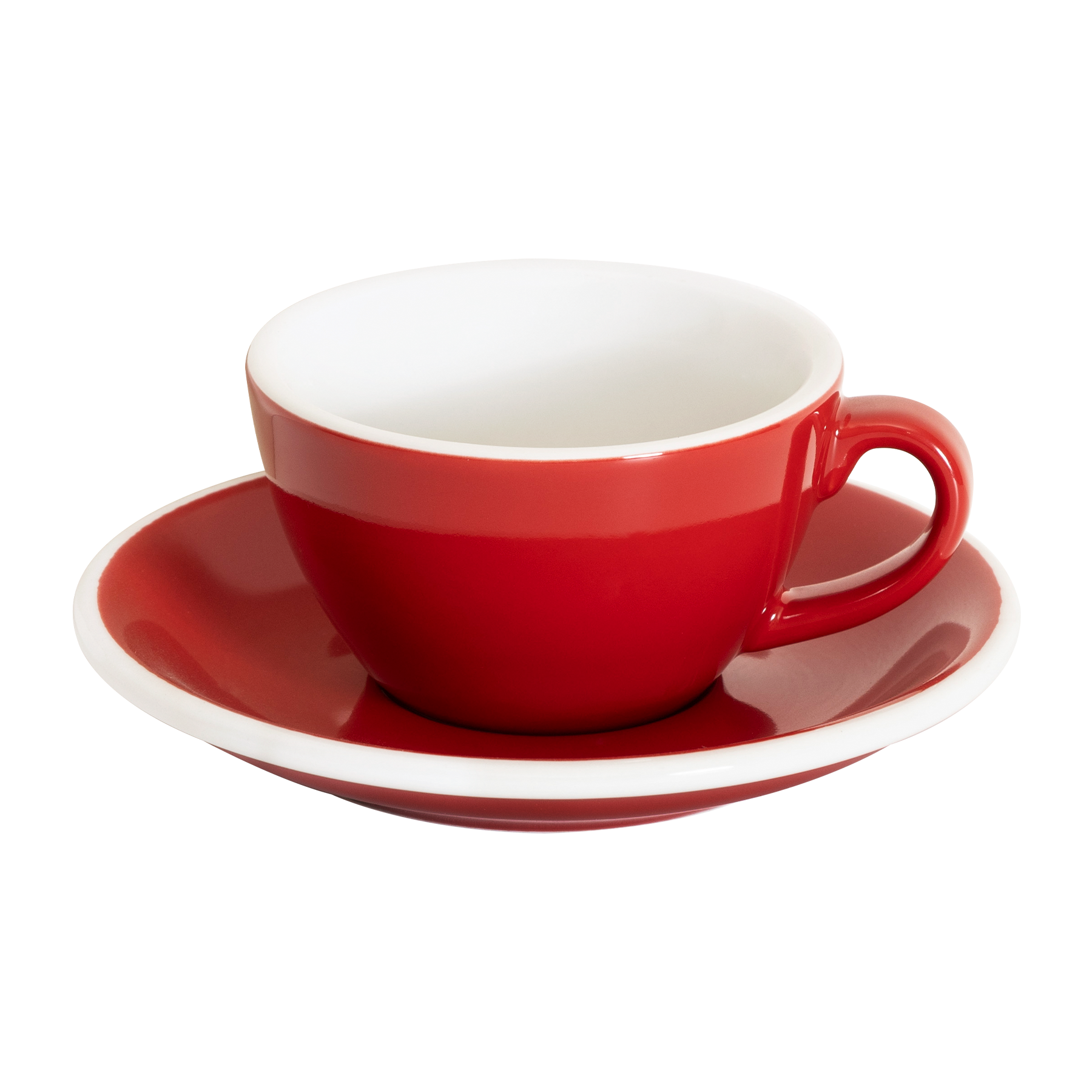 Set of 1 x 5oz. Flat White Cup and Saucer