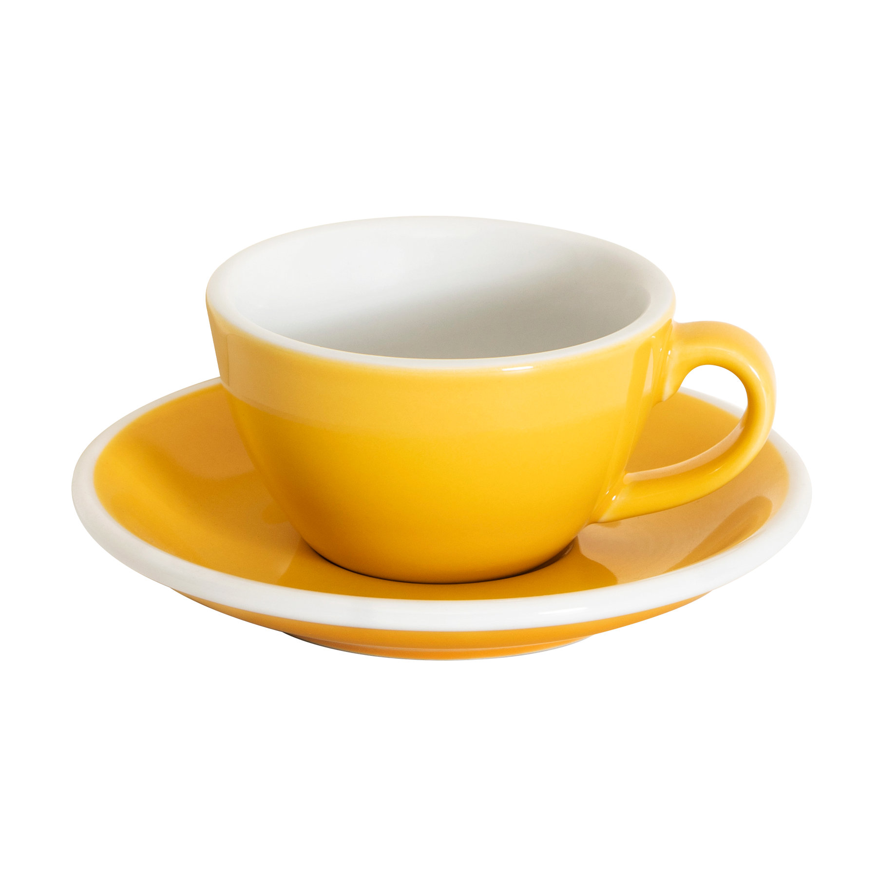 Set of 1 x 5oz. Flat White Cup and Saucer