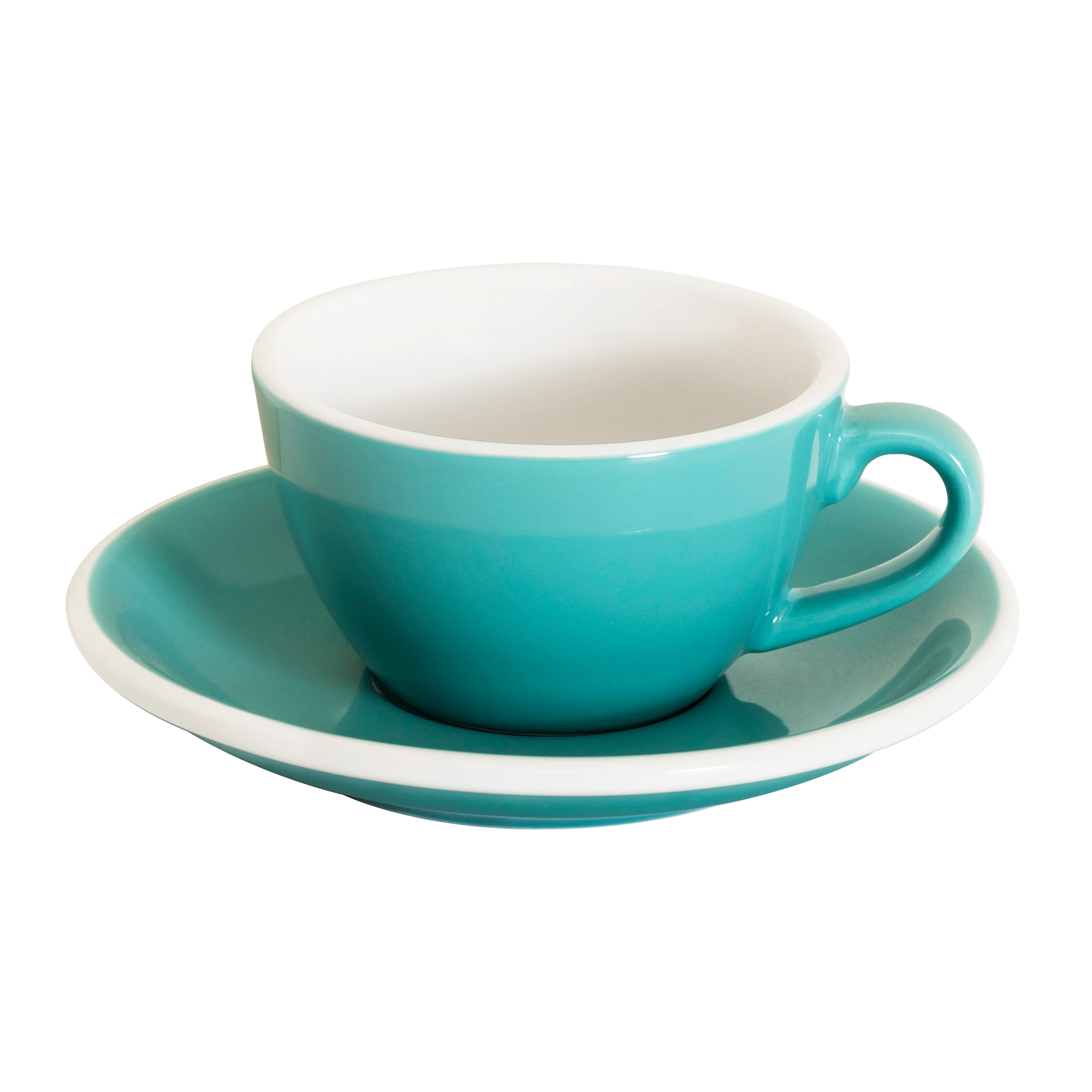 Set of 1 x 5oz. Flat White Cup and Saucer