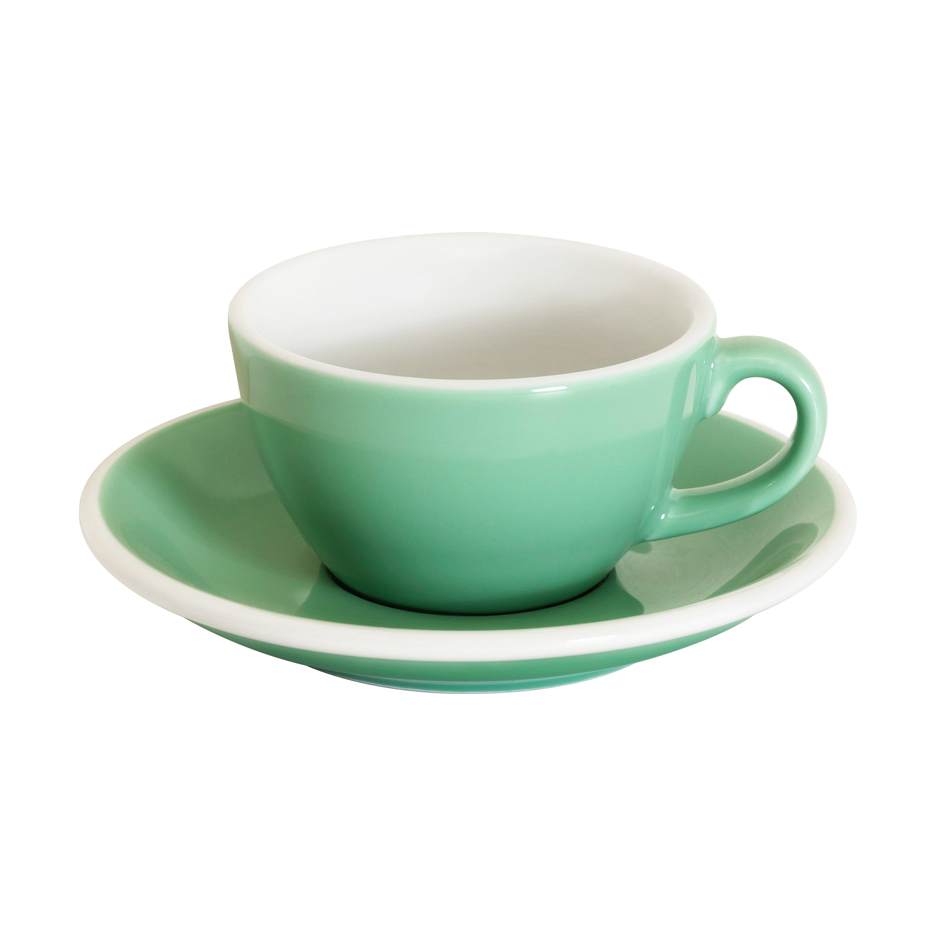 Set of 1 x 5oz. Flat White Cup and Saucer