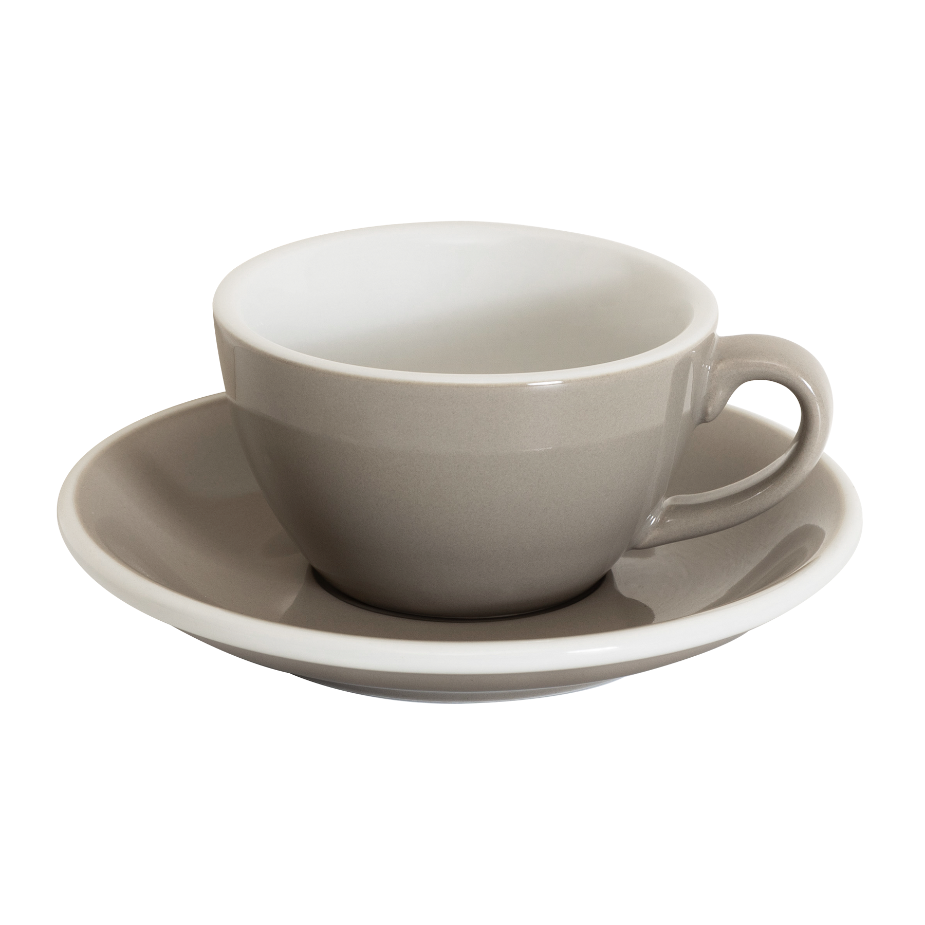 Set of 1 x 5oz. Flat White Cup and Saucer