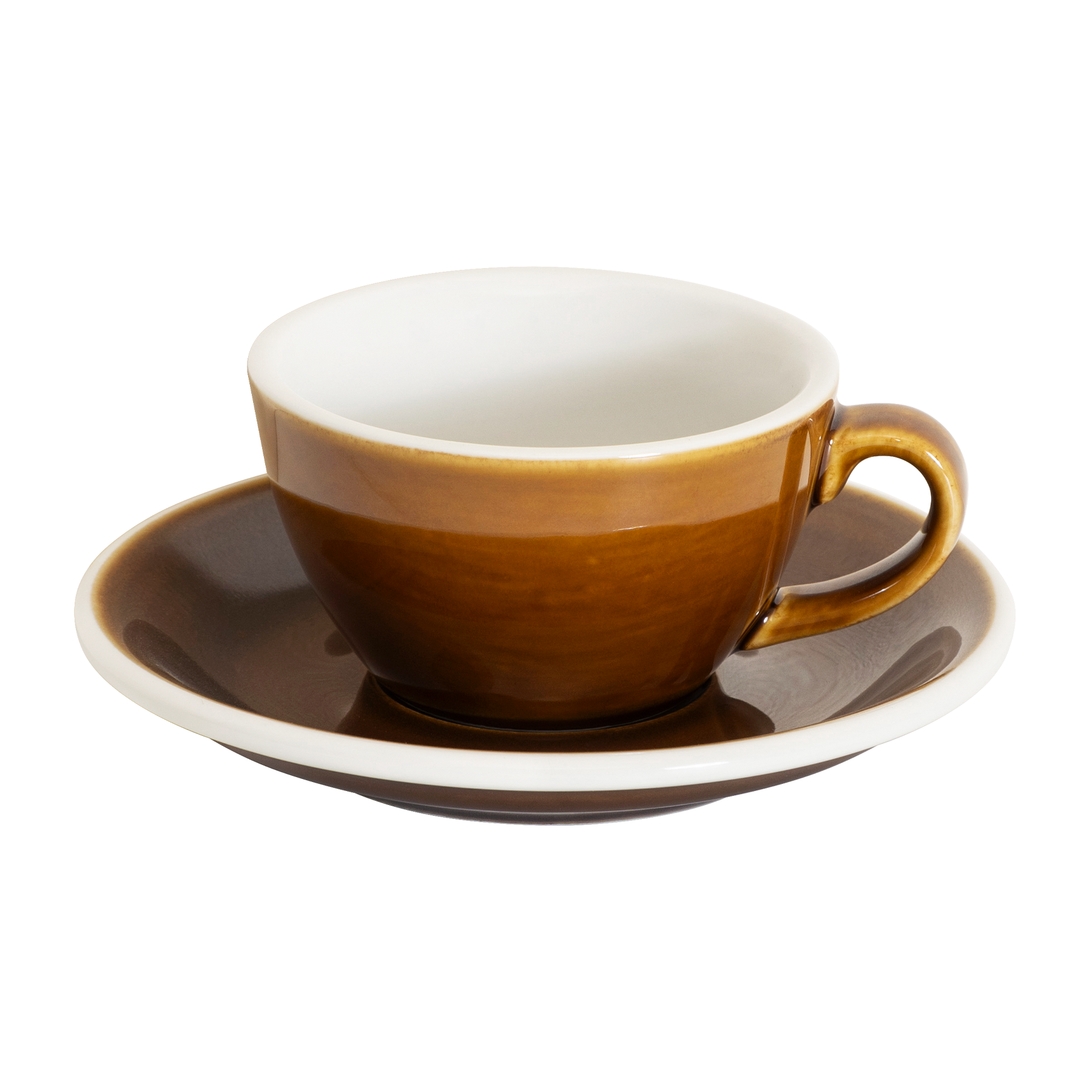 Set of 1 x 5oz. Flat White Cup and Saucer