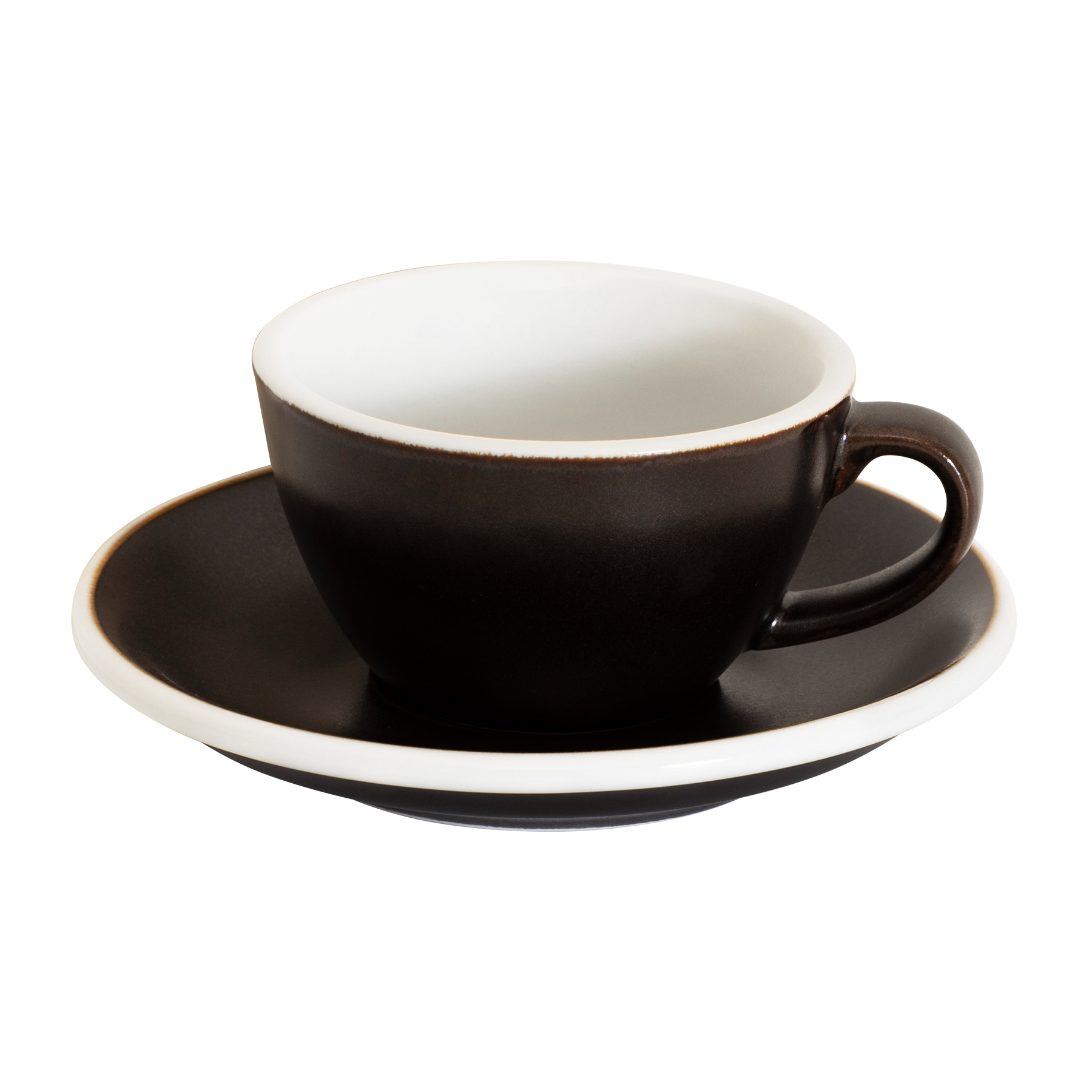 Set of 1 x 5oz. Flat White Cup and Saucer