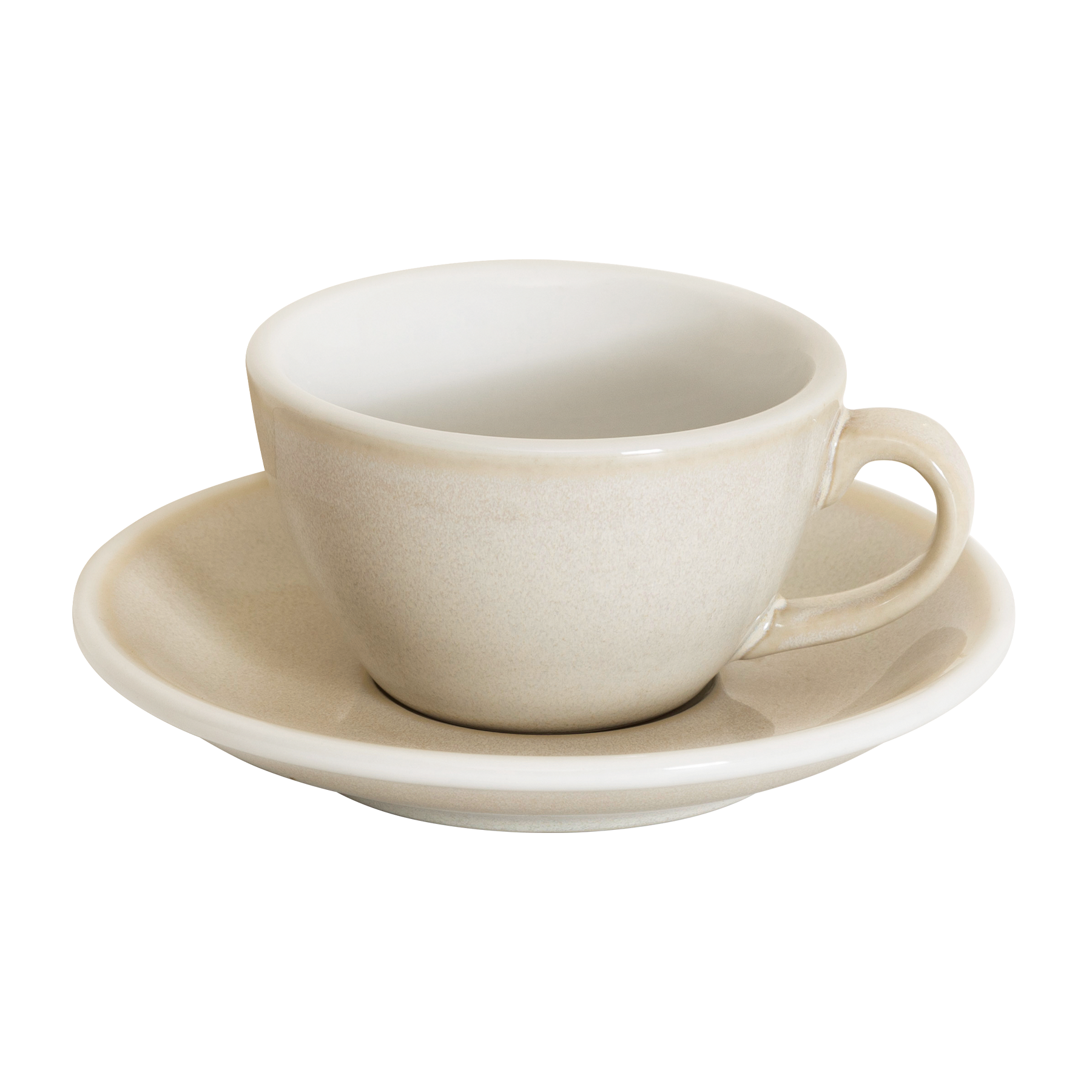 Set of 1 x 5oz. Flat White Cup and Saucer