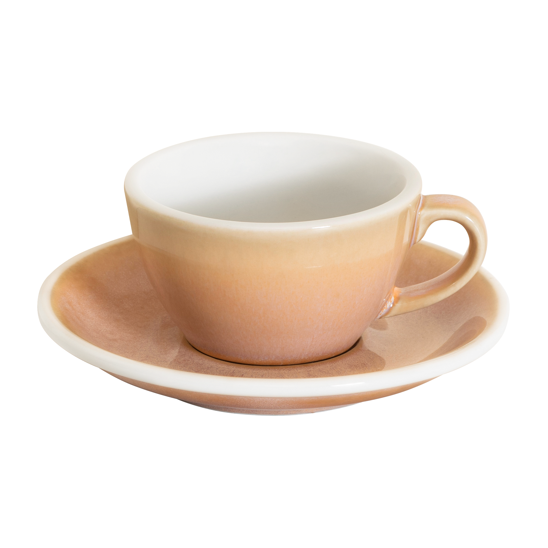 Set of 1 x 5oz. Flat White Cup and Saucer