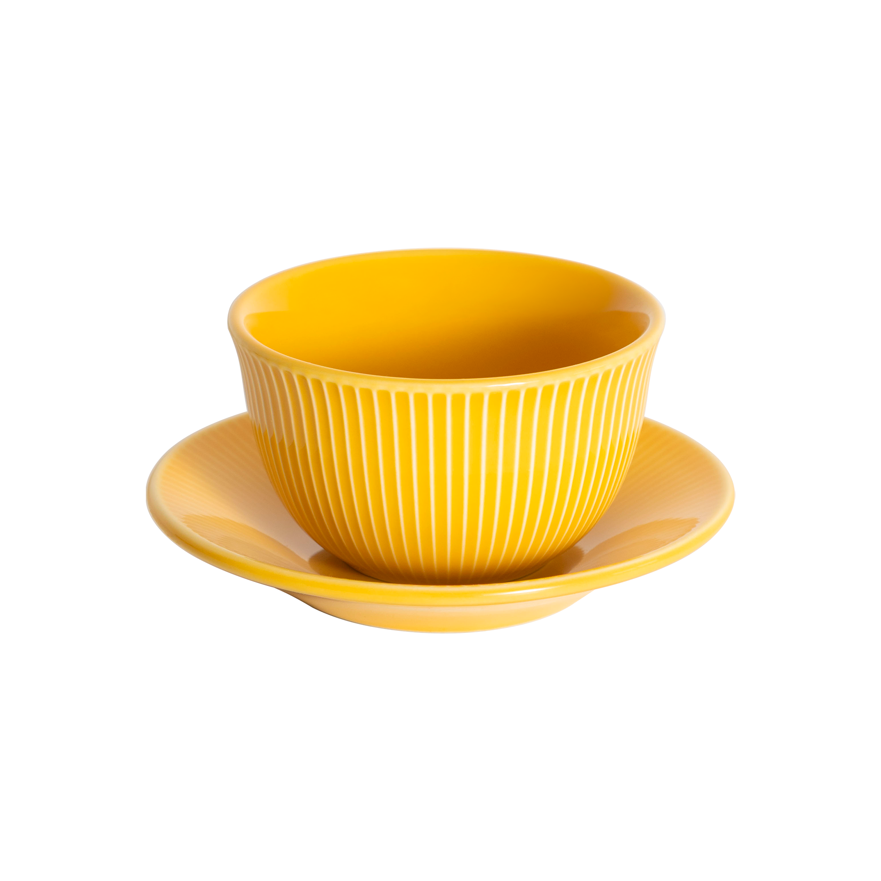 6.5oz. Boram Um Tasting Cup and 5" Embossed Plate