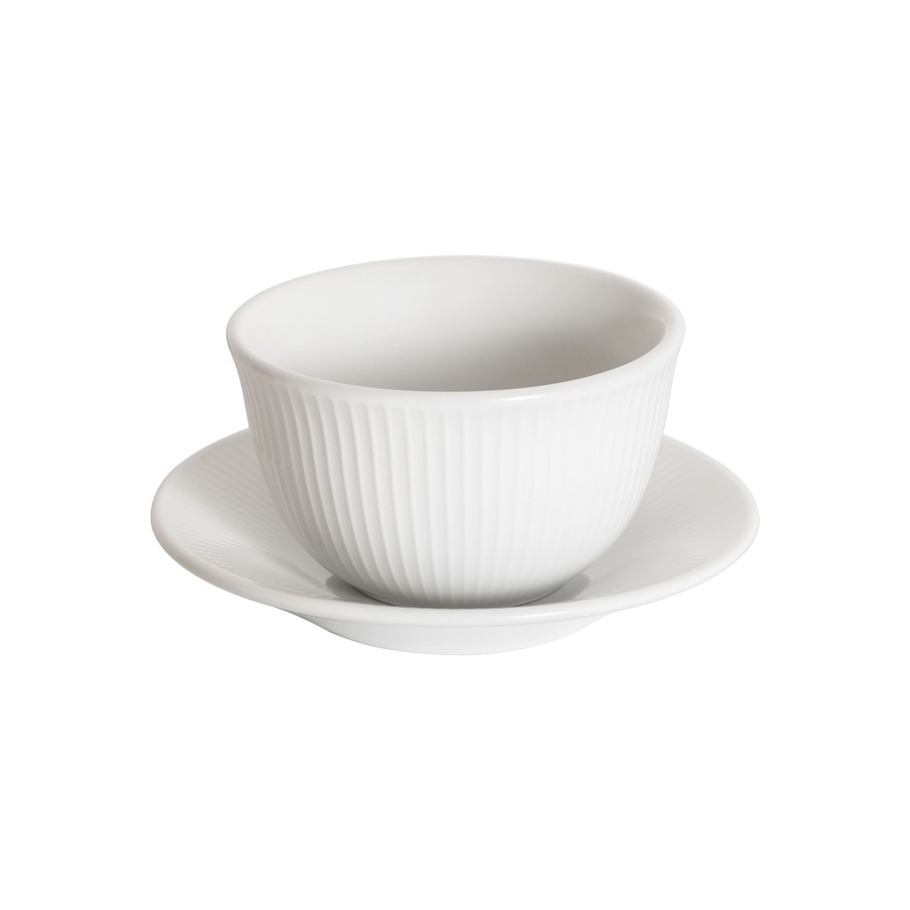6.5oz. Boram Um Tasting Cup and 5" Embossed Plate