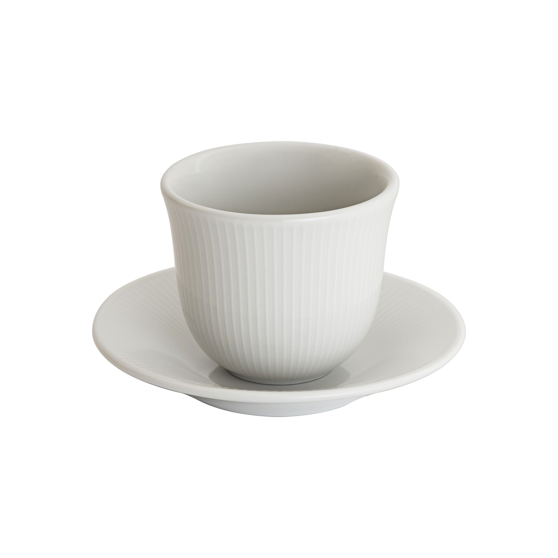5oz. Embossed Tasting Cup and 5" Embossed Plate
