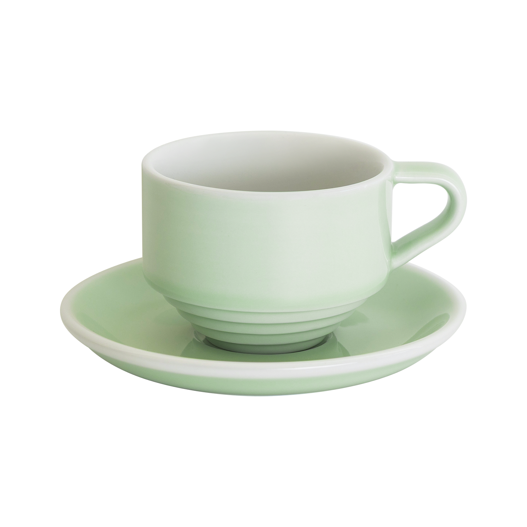 5.5oz. Flat White Cup and 5" Shared Saucer