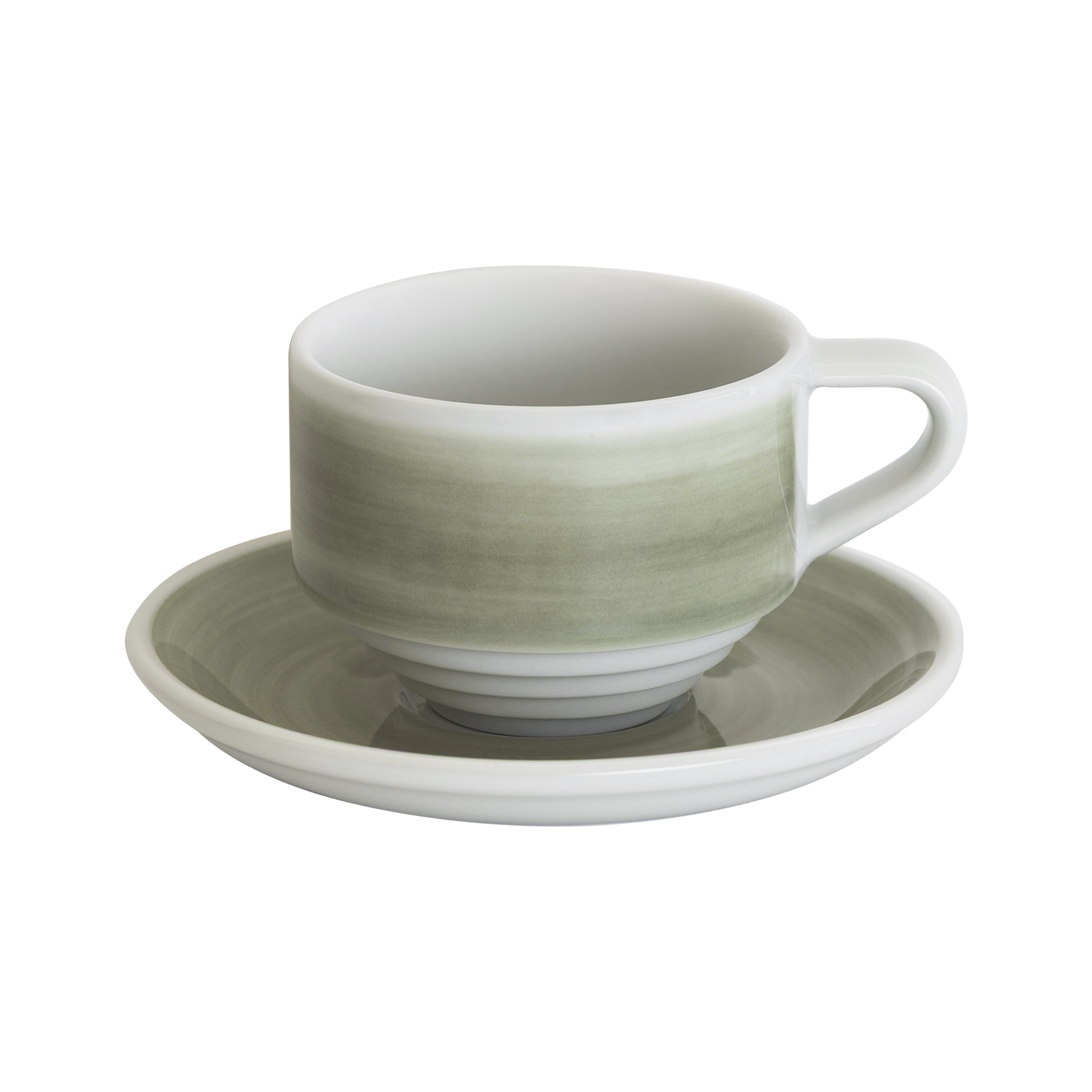 5.5oz. Flat White Cup and 5" Shared Saucer