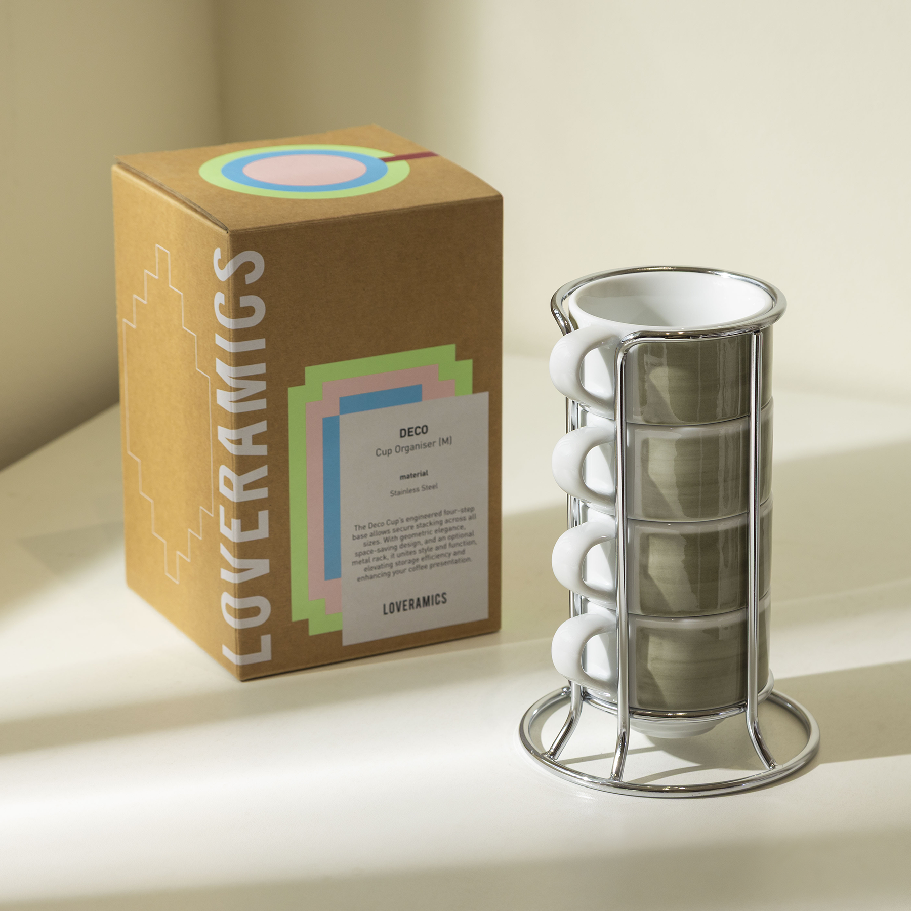 Set of 4 x 5.5oz. Flat White Cups