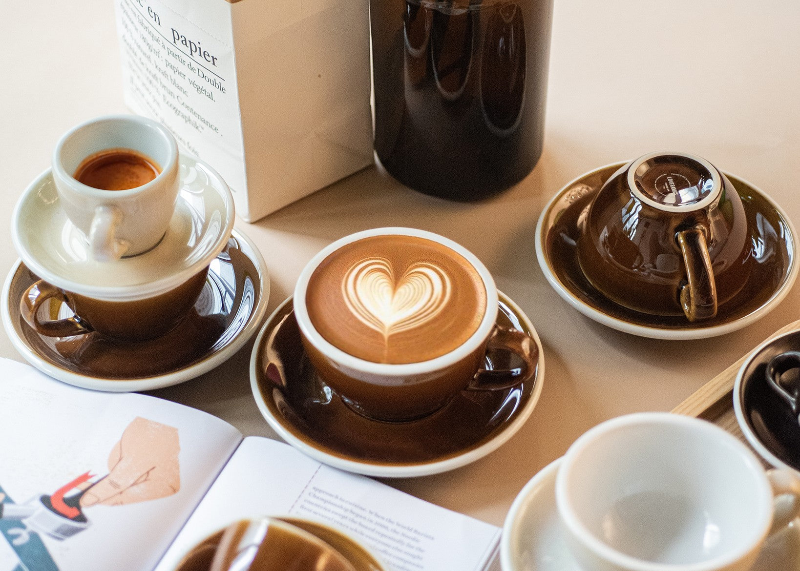 cappuccino cups