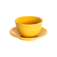 6.5oz. Boram Um Tasting Cup  and 5" Embossed Plate