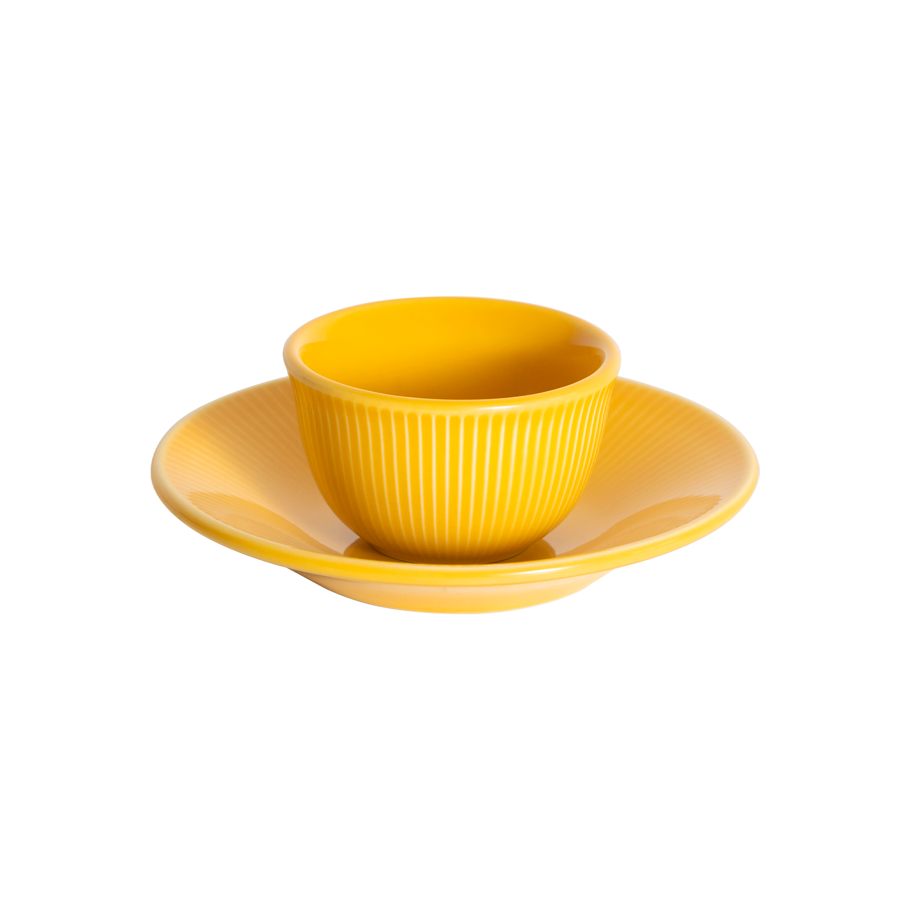 2.5oz. Boram Um Tasting Cup  and 5" Embossed Plate