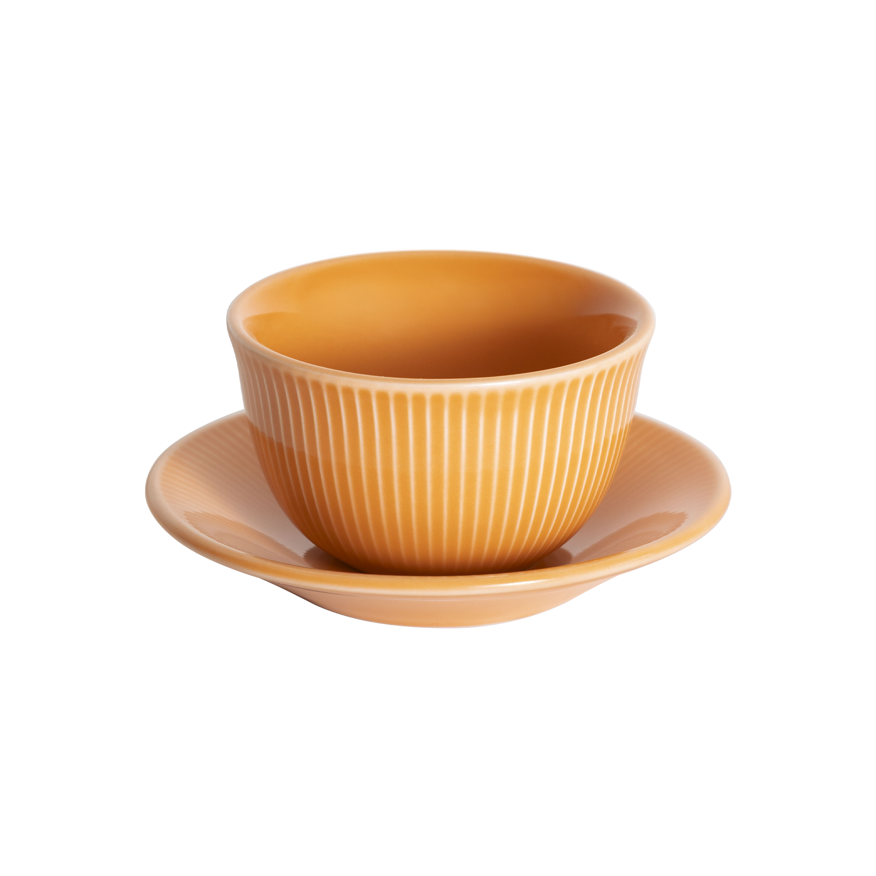 6.5oz. Boram Um Tasting Cup  and 5" Embossed Plate