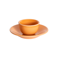 2.5oz. Boram Um Tasting Cup  and 5" Embossed Plate