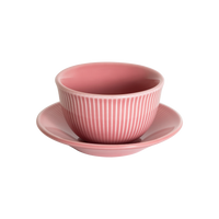6.5oz. Boram Um Tasting Cup  and 5" Embossed Plate
