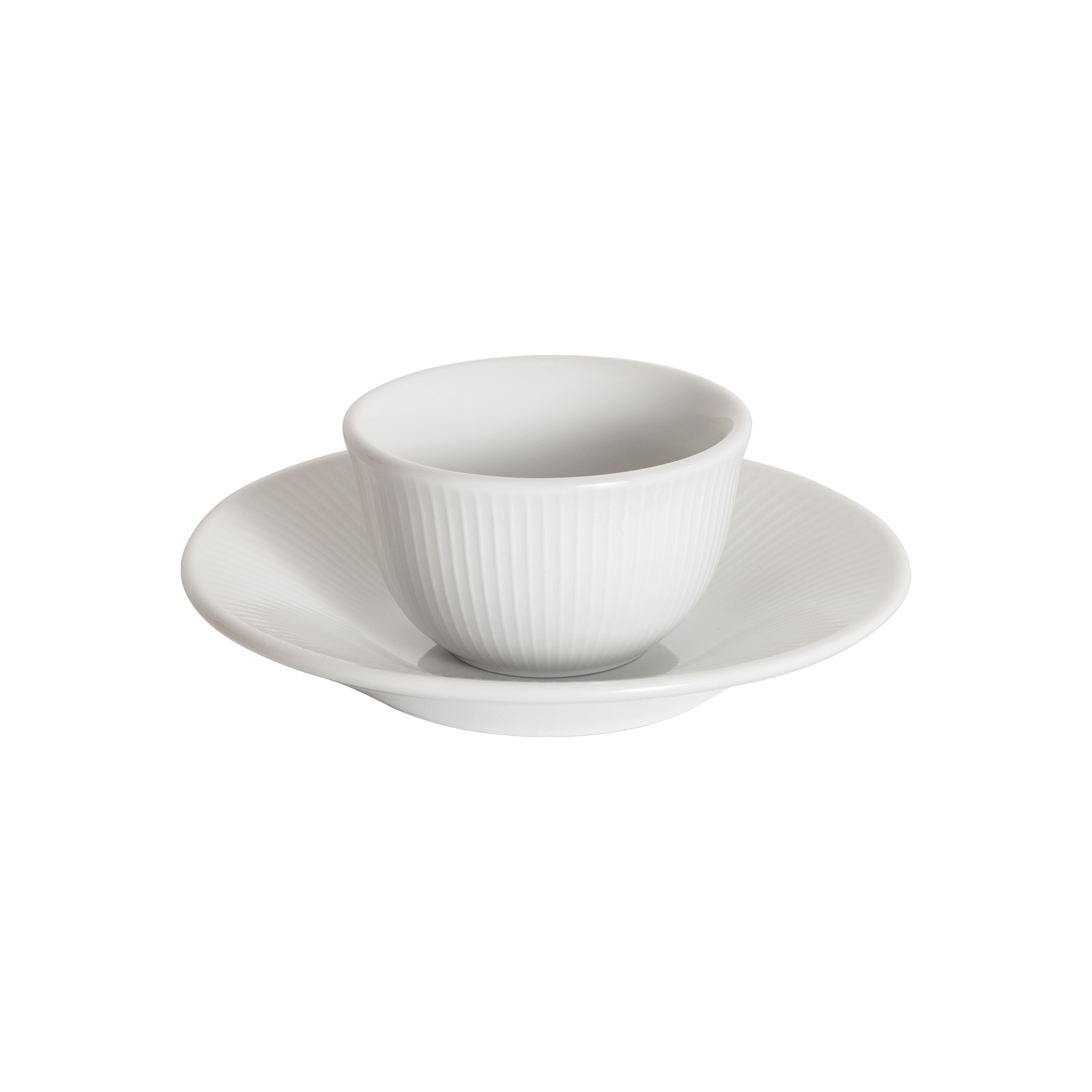 2.5oz. Boram Um Tasting Cup  and 5" Embossed Plate