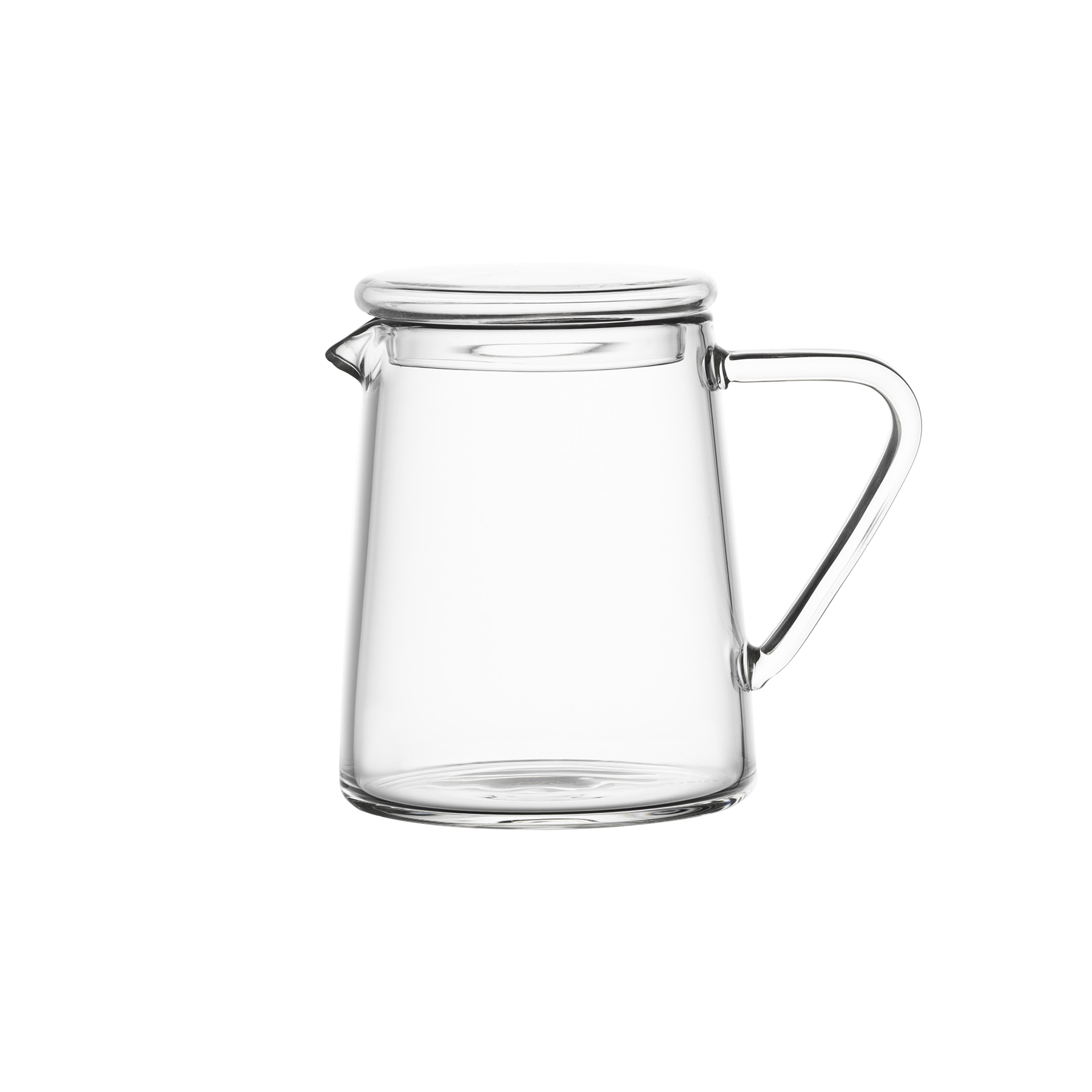 16.5oz. Tall Glass Jug  and 3" Glass Lid (Match with Tall / Belly / Optic Jug)