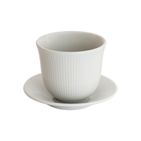 8oz. Embossed Tasting Cup and 5" Embossed Plate