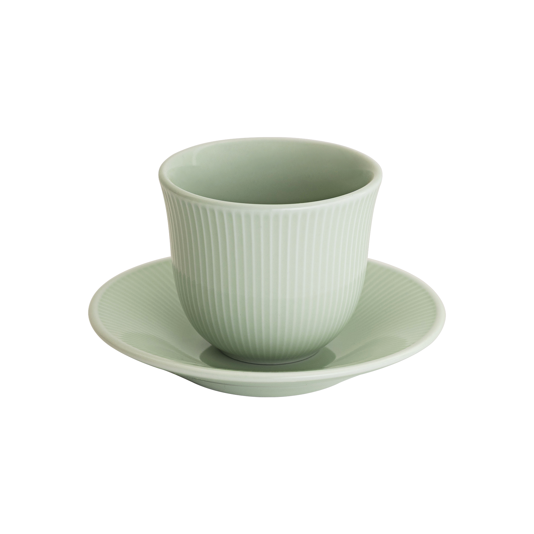 5oz. Embossed Tasting Cup  and 5" Embossed Plate