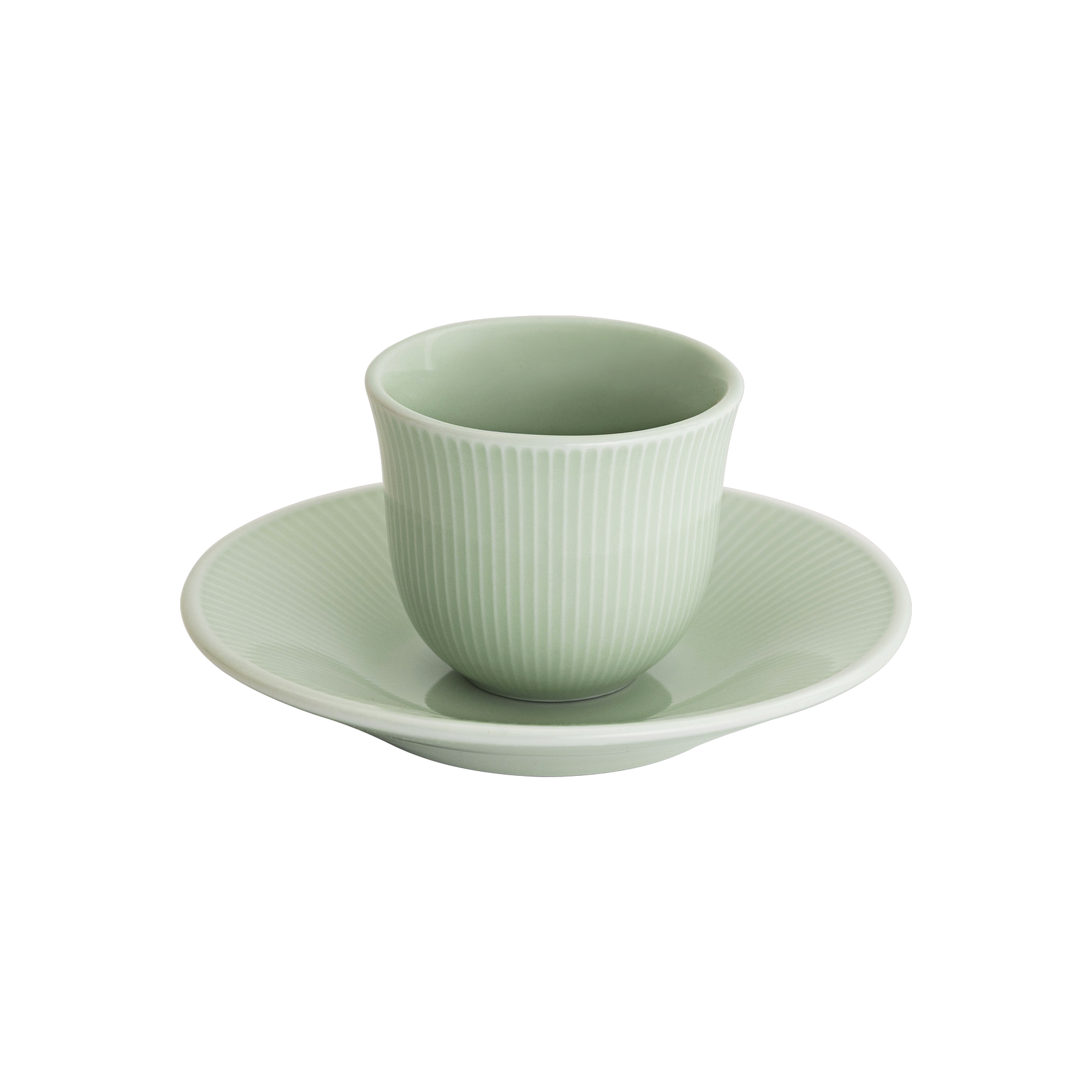 2.5oz. Embossed Tasting Cup  and 5" Embossed Plate
