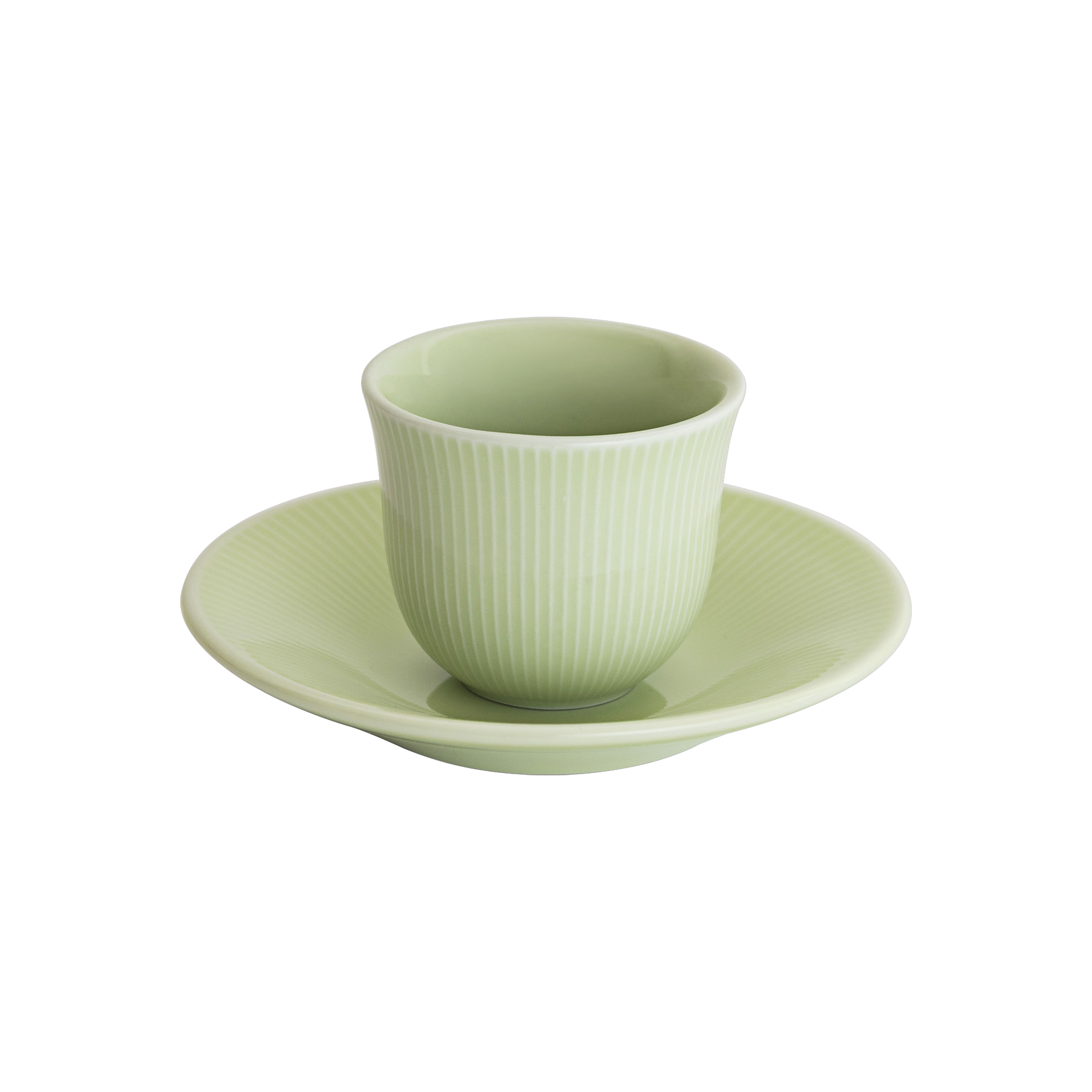 2.5oz. Embossed Tasting Cup  and 5" Embossed Plate
