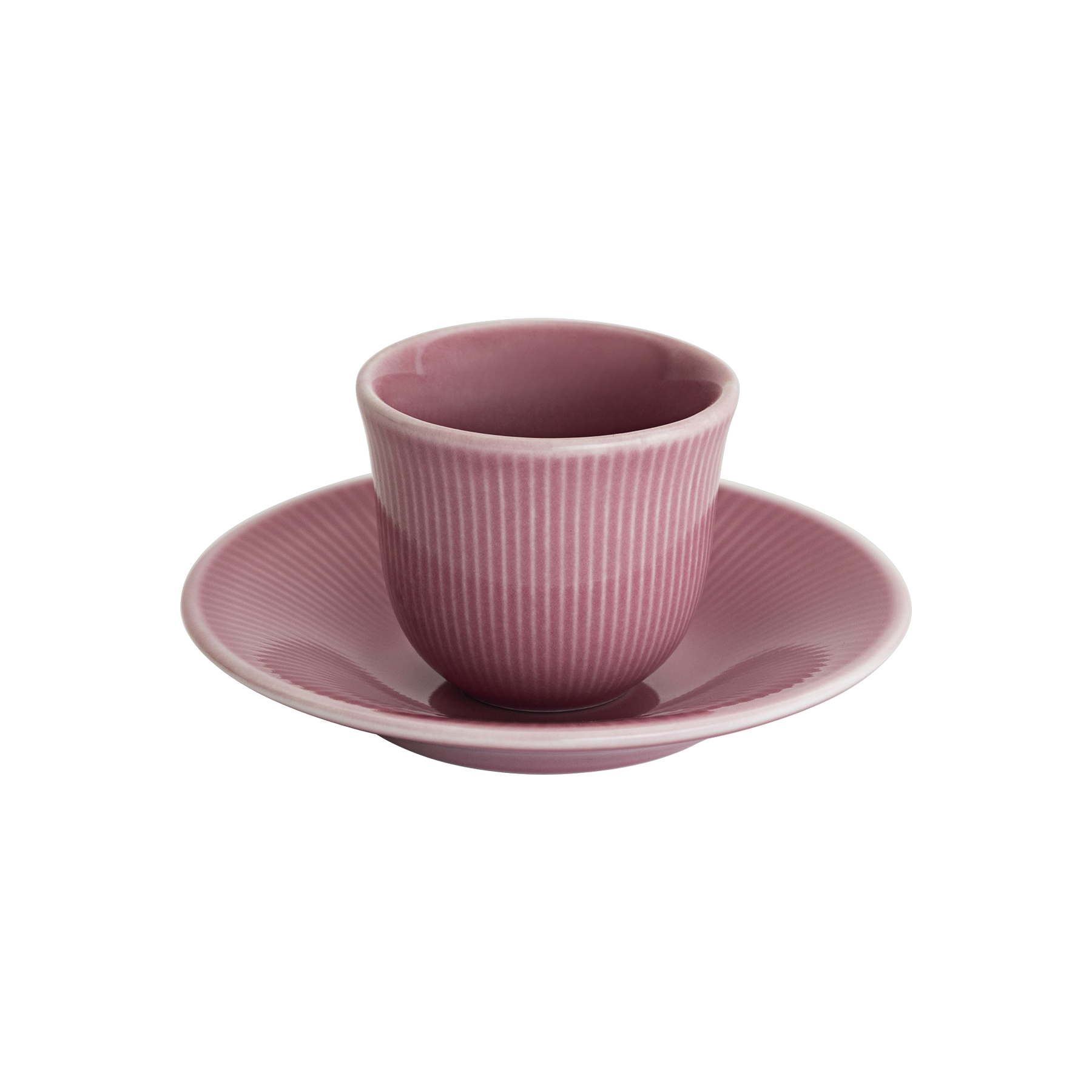 2.5oz. Embossed Tasting Cup  and 5" Embossed Plate