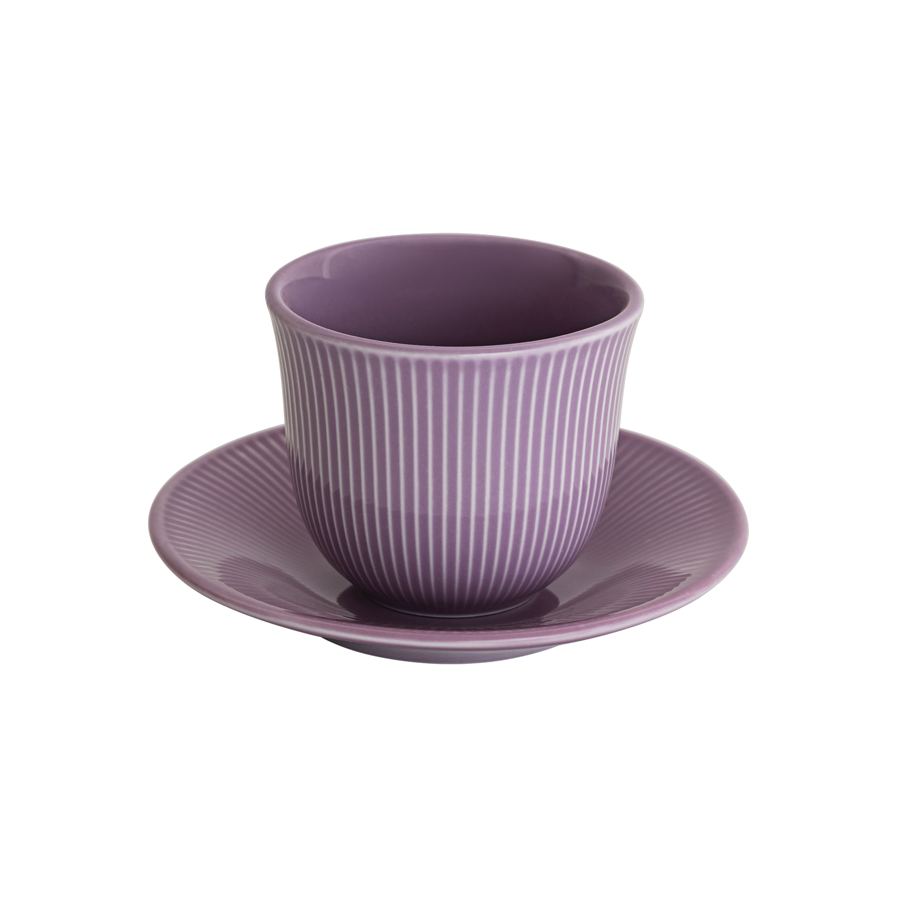 5oz. Embossed Tasting Cup  and 5" Embossed Plate