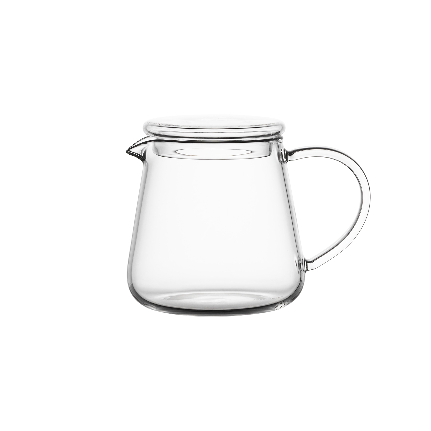 16.5oz. Belly Glass Jug  and 3" Glass Lid (Match with Tall / Belly / Optic Jug)