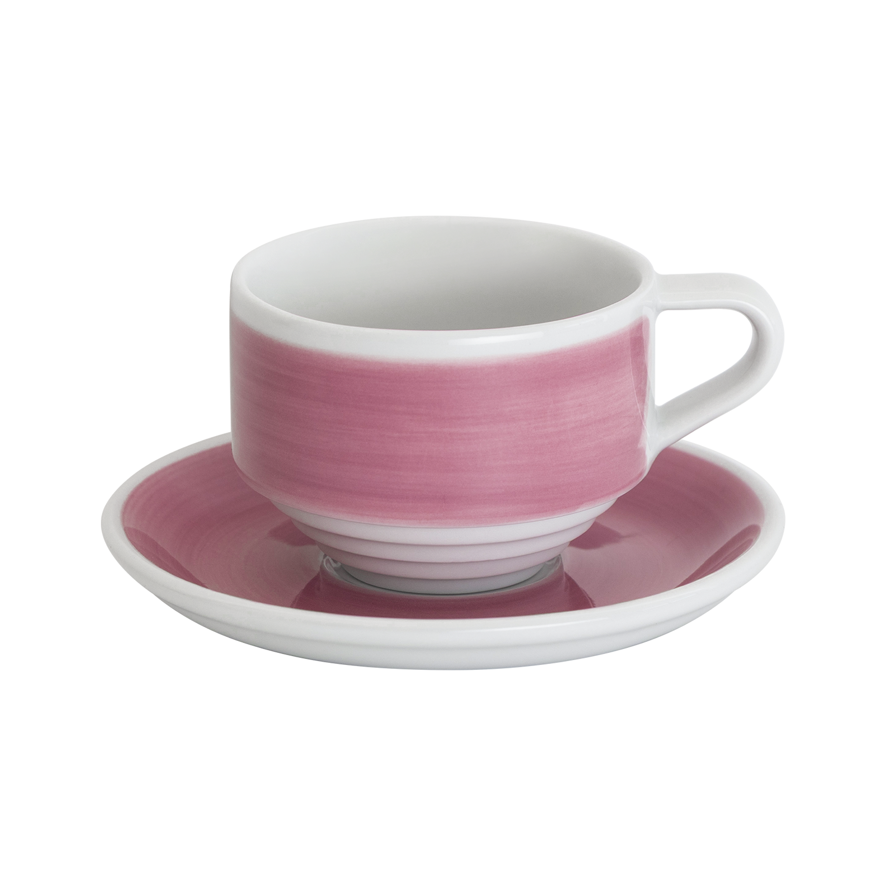 5.5oz. Flat White Cup  and 5" Shared Saucer