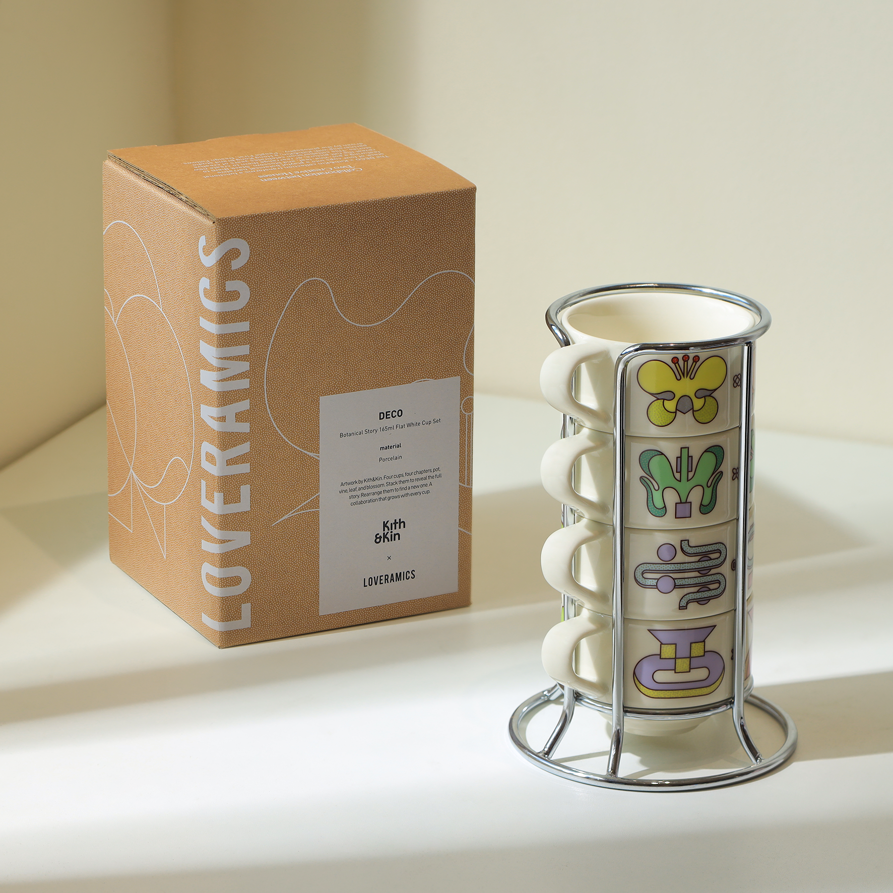 Botanical Story 5.5oz. Flat White Cup Set