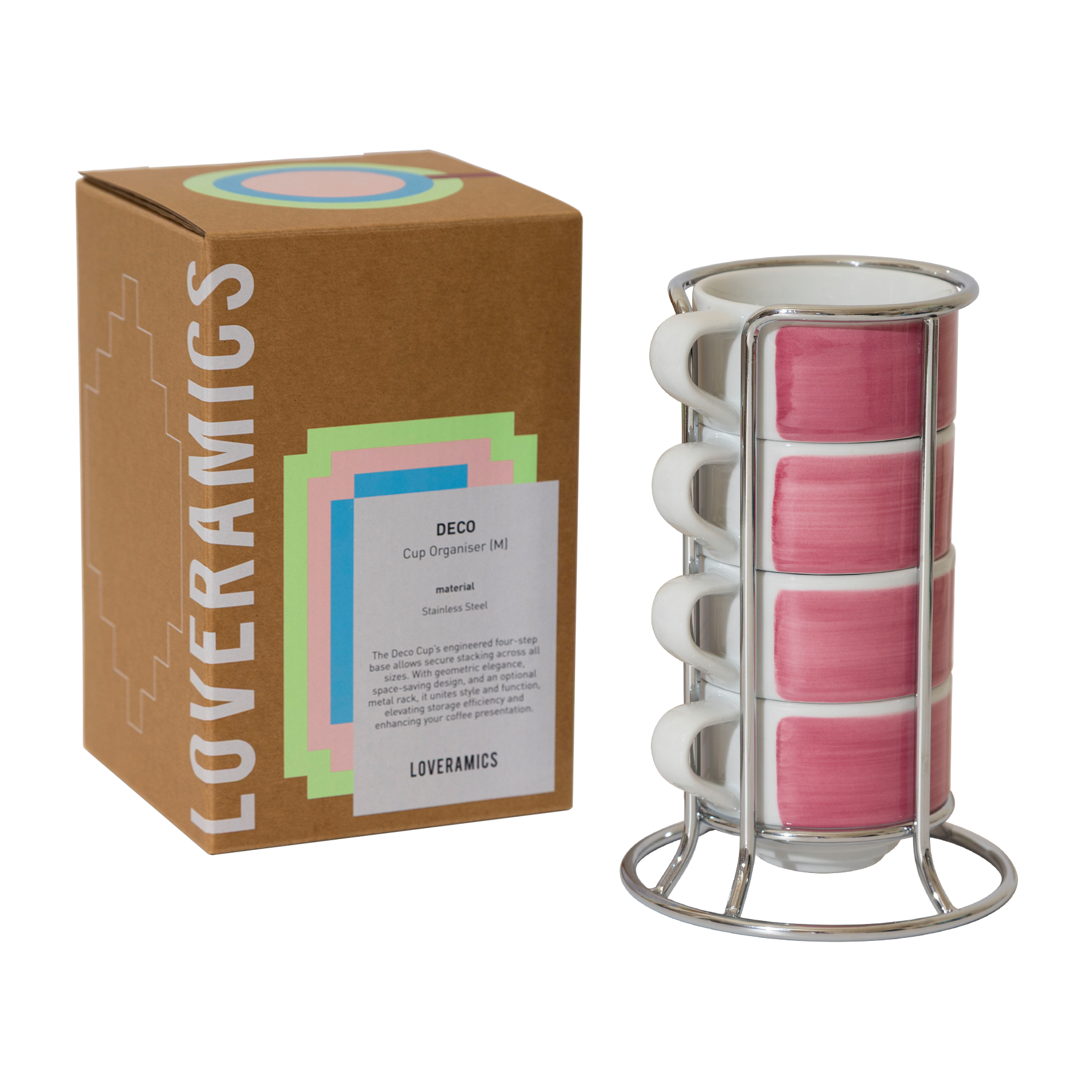 Set of 4 x 5.5oz. Flat White Cups