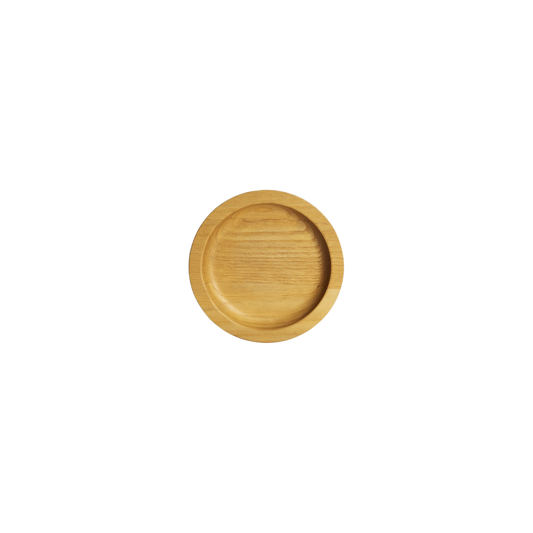 4.75" Round Wood Plate